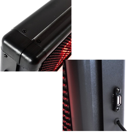 REKLAMA TABLICA LED 132 x 40 cm wyświetlacz ekran