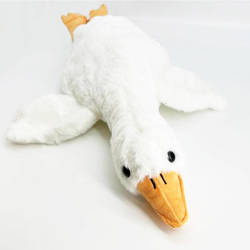 PODUSZKA MASKOTKA PLUSZAK GĘŚ 70 CM