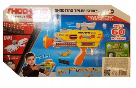 PISTOLET NA PAPIEROWE KULKI PAINTBALL DLA DZIECI