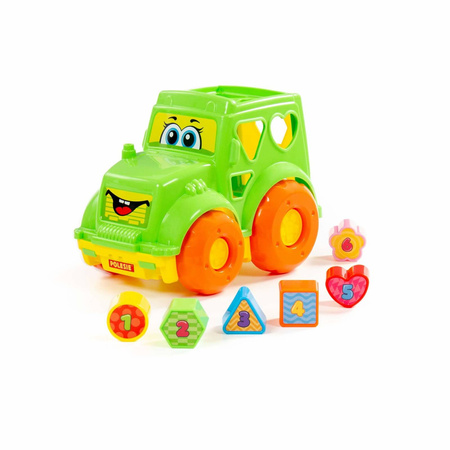 TRAKTOR EDUKACYJNY Z KLOCKAMI