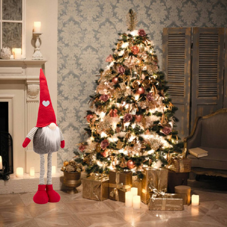 SKRZAT KRASNAL GNOM ŚWIĄTECZNY TELESKOPOWY STOJĄCY MEGA GIGANT NA PREZENT