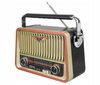 RADIO PRZENOŚNE FM/USB/SD/AUX/SOLAR RETRO