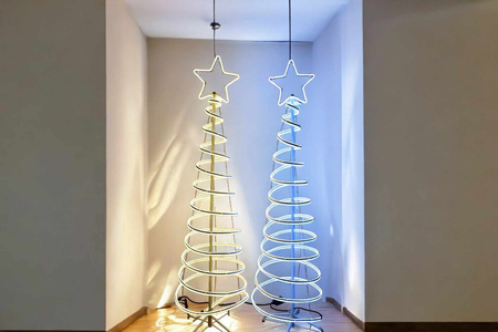 DEKORACYJNA CHOINKA ŚWIĄTECZNA LED 150 CM BARWA BIAŁA CIEPŁA LUB BIAŁA ZIMNA