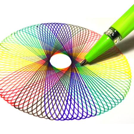 SPIROGRAF - szablon hit edukacyjny linijka