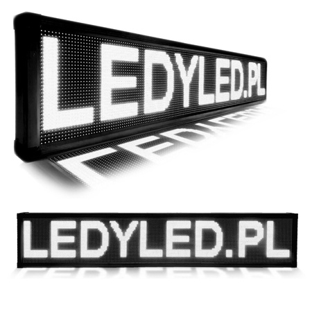 REKLAMA TABLICA LED 132 x 40 cm wyświetlacz ekran