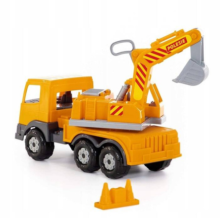 POLESIE "PRESTIZ' samochód-koparka Nr2 inercyjny (w siatce)