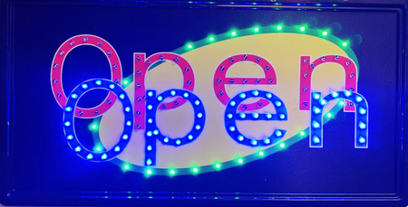 Tablica informacyjna "OPEN" 48x25cm