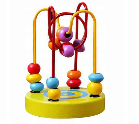 SPIRALA DREWNIANA KORALIKI PRZEPLATANKA MULA