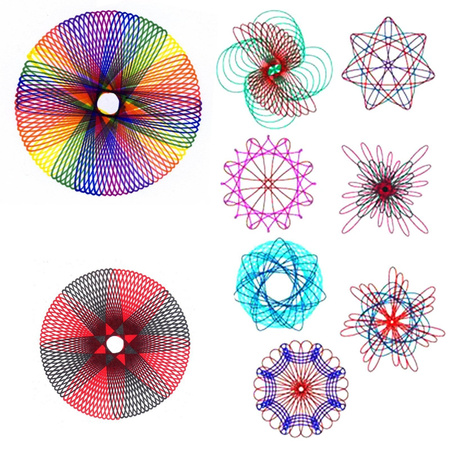 SPIROGRAF - szablon hit edukacyjny linijka