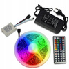 TAŚMA LED 5050 SMD WODOODPORNA RGB KOLOROWA PILOT