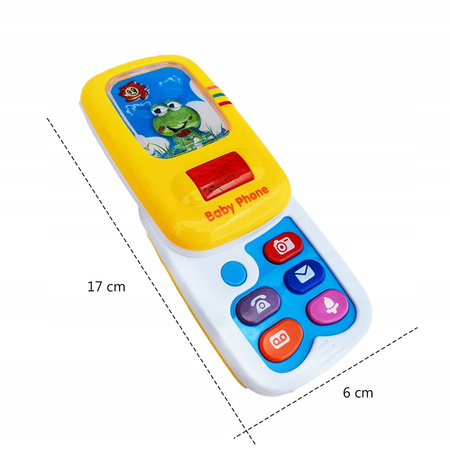 TELEFON EDUKACYJNY DLA MALUSZKA ROZZUWANY