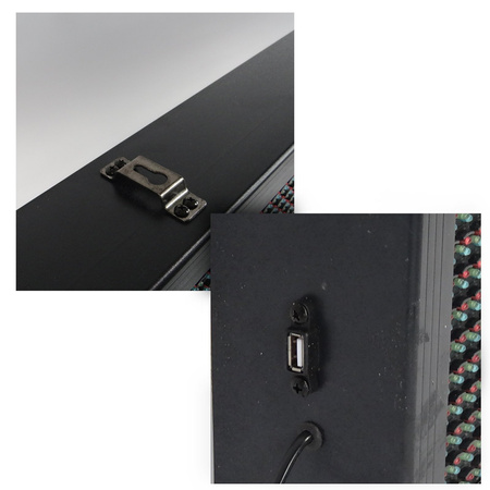 REKLAMA TABLICA LED 100 x 20 cm wyświetlacz ekran