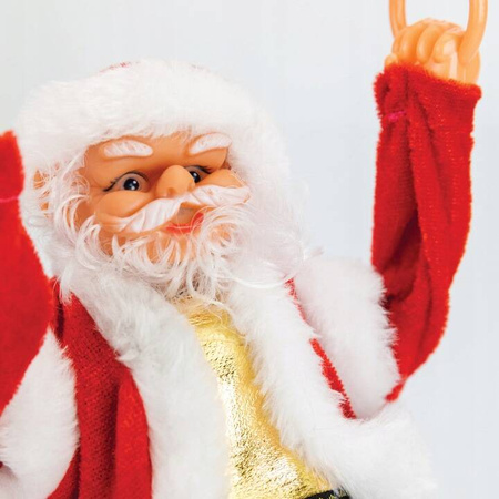 Święty MIKOŁAJ GRAJĄCY Śpiewający ROBI FIKOŁKI Ze Spadochronem