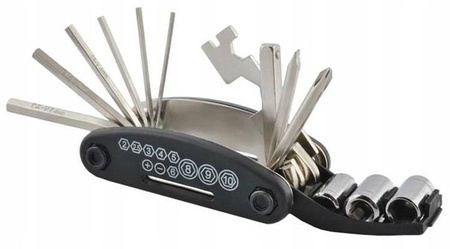 ZESTAW KLUCZY ROWEROWYCH ROWERU IMBUS KLUCZ 16w1