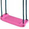 HUŚTAWKA PLASTIKOWA RÓŻOWA DO OGRODU