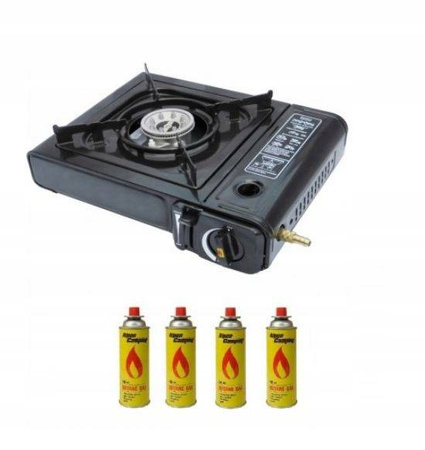 GAZ KARTUSZ 4 SZT DO KUCHENKI PALNIKA 400ML