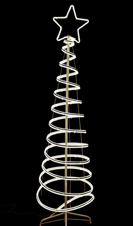 DEKORACYJNA CHOINKA ŚWIĄTECZNA LED 180 CM BARWA BIAŁA CIEPŁA LUB BIAŁA ZIMNA