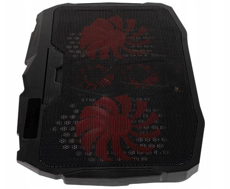 PODSTAWKA PODKŁADKA CHŁODZĄCA POD LAPTOPA NOTEBOOKA PODŚWIETLANA 12-17''