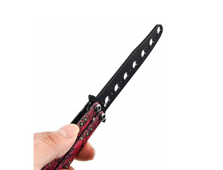 NÓŻ MOTYLKOWY TRENINGOWY TĘPY MOTYLEK DO TRENINGU