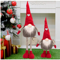 SKRZAT KRASNAL GNOM ŚWIĄTECZNY TELESKOPOWY STOJĄCY MEGA GIGANT NA PREZENT