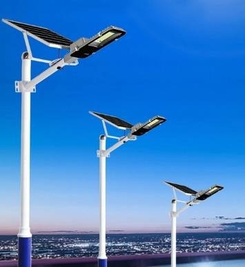 LATARNIA ULICZNA 600W LAMPA SOLARNA SLIM+PANEL