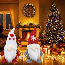 SKRZAT 2 X KRASNAL ŚWIĄTECZNY STOJĄCY PREZENT OZDOBA DEKORACJA ŚWIĄTECZNA