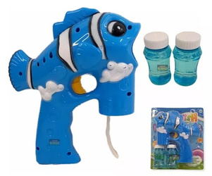 Pistolet RYBKA NEMO NA BATERIE Z DŹWIĘKIEM ŚWIATŁEM LED